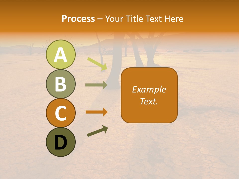 Africa Desert Desolate PowerPoint Template