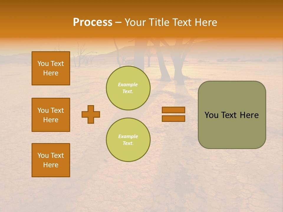 Africa Desert Desolate PowerPoint Template