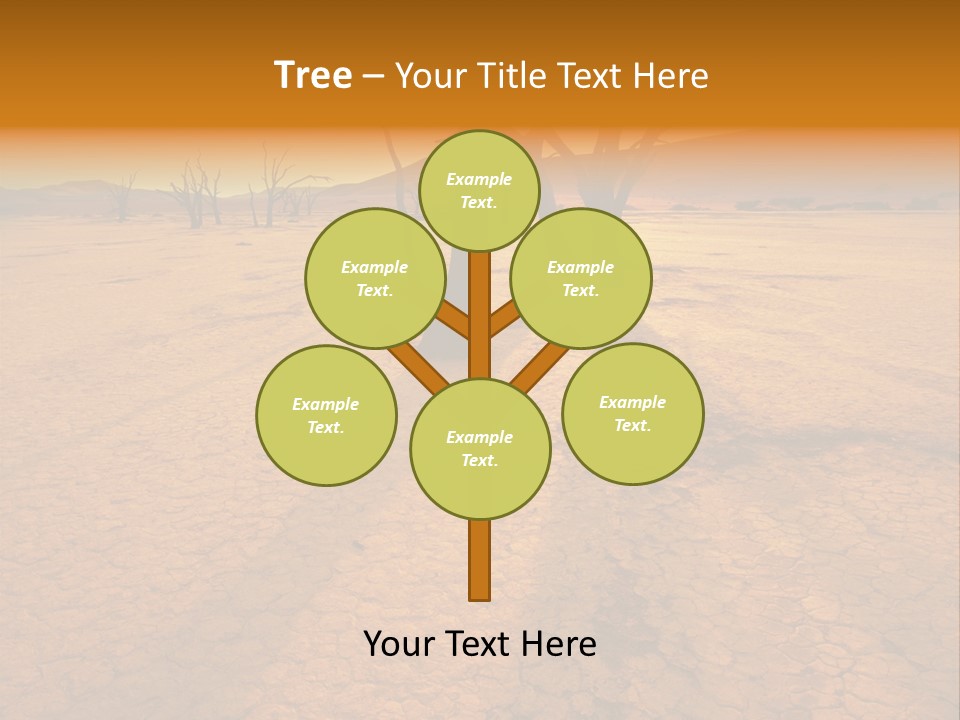 Africa Desert Desolate PowerPoint Template