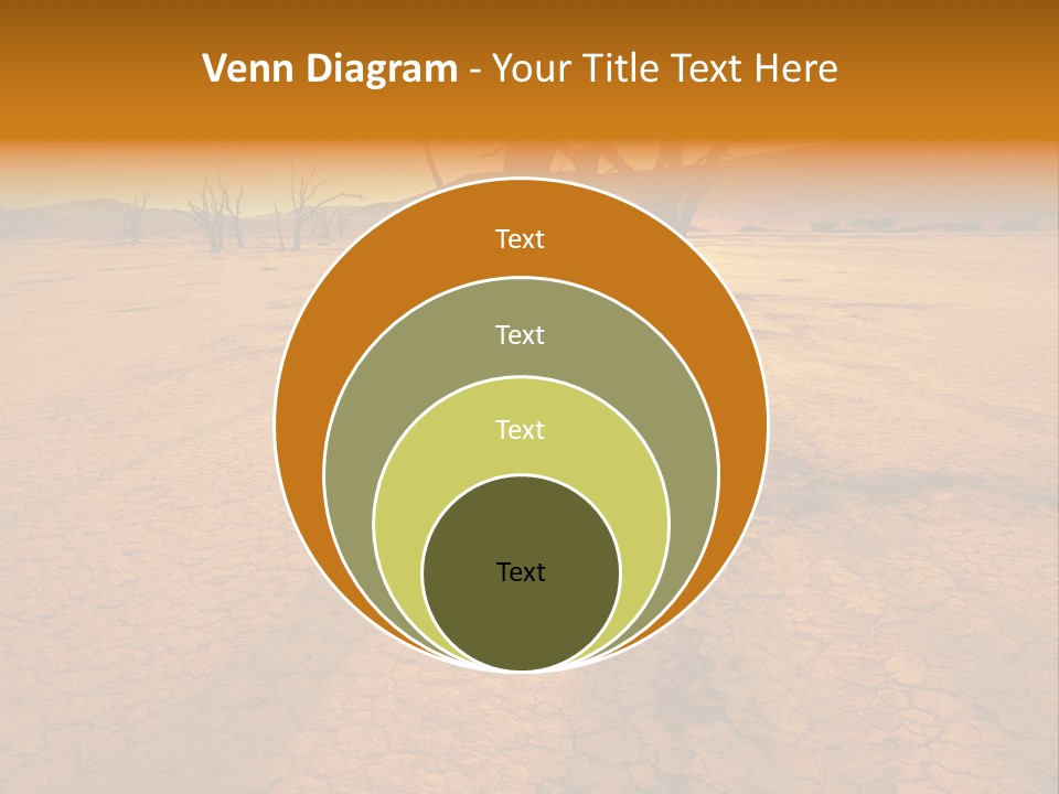 Africa Desert Desolate PowerPoint Template