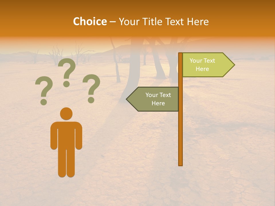 Africa Desert Desolate PowerPoint Template