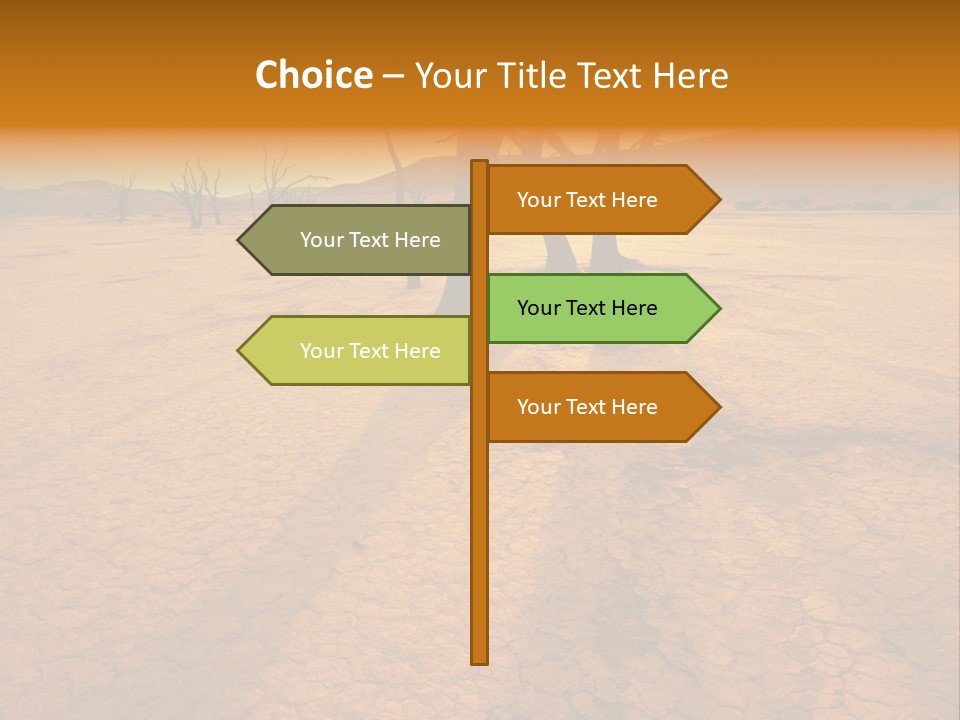 Africa Desert Desolate PowerPoint Template