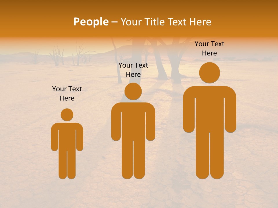 Africa Desert Desolate PowerPoint Template