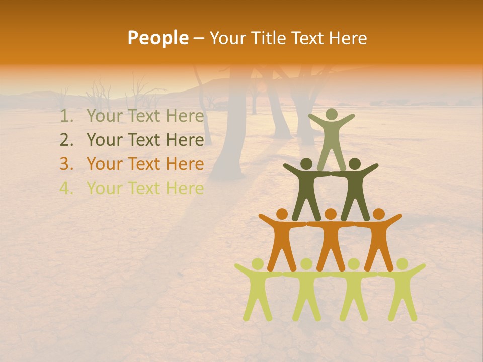 Africa Desert Desolate PowerPoint Template