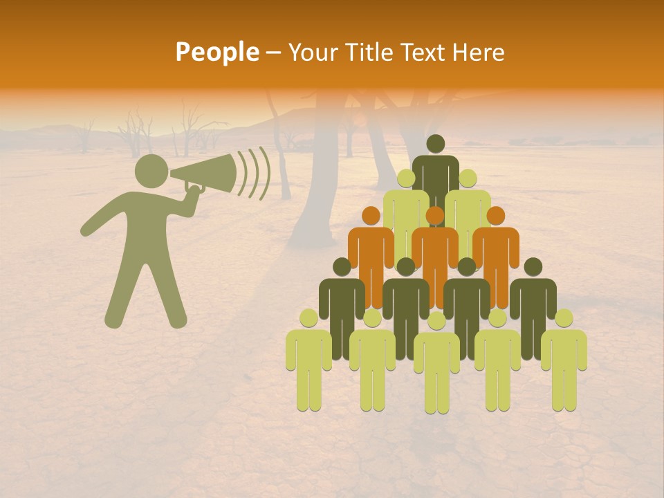 Africa Desert Desolate PowerPoint Template
