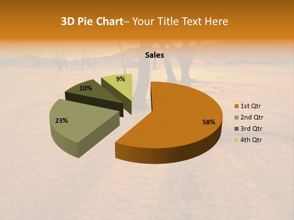 Africa Desert Desolate PowerPoint Template