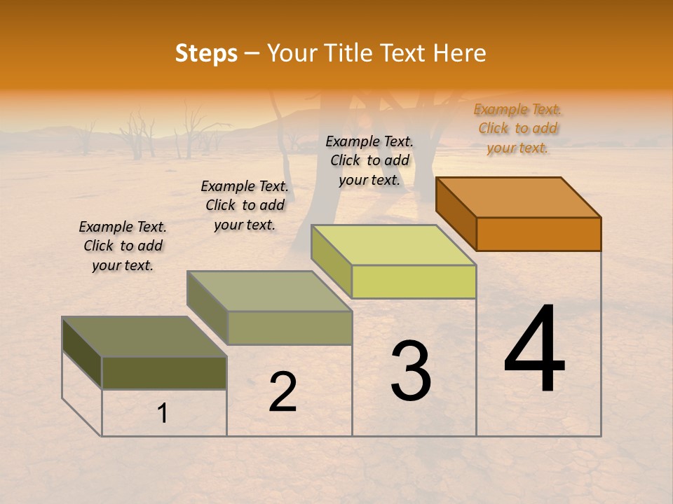Africa Desert Desolate PowerPoint Template