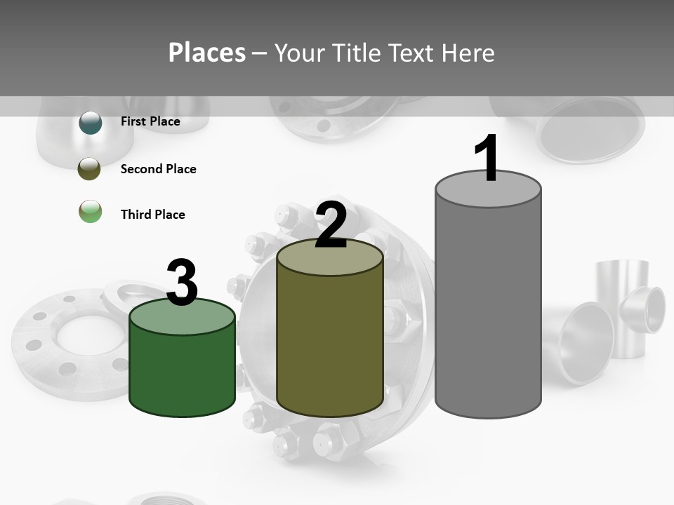 Sending Tube Metal PowerPoint Template