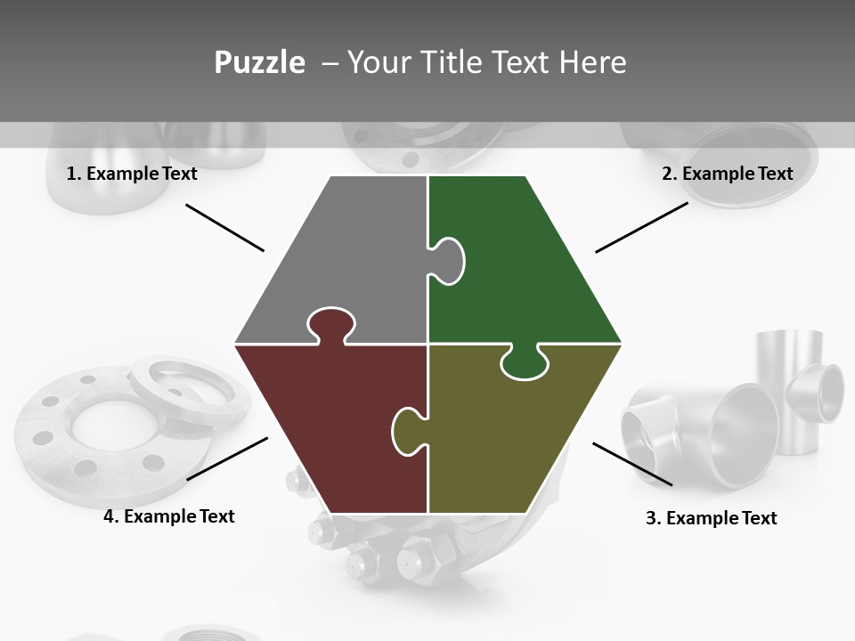 Sending Tube Metal PowerPoint Template