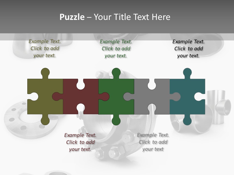 Sending Tube Metal PowerPoint Template