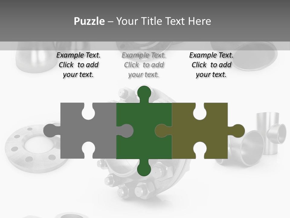 Sending Tube Metal PowerPoint Template