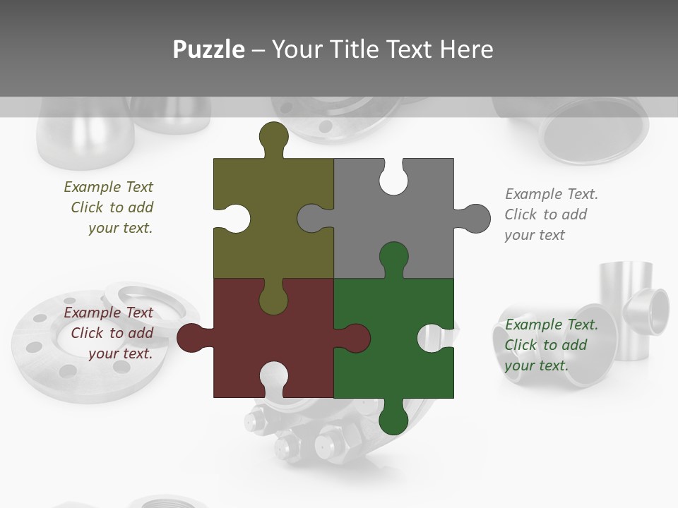 Sending Tube Metal PowerPoint Template