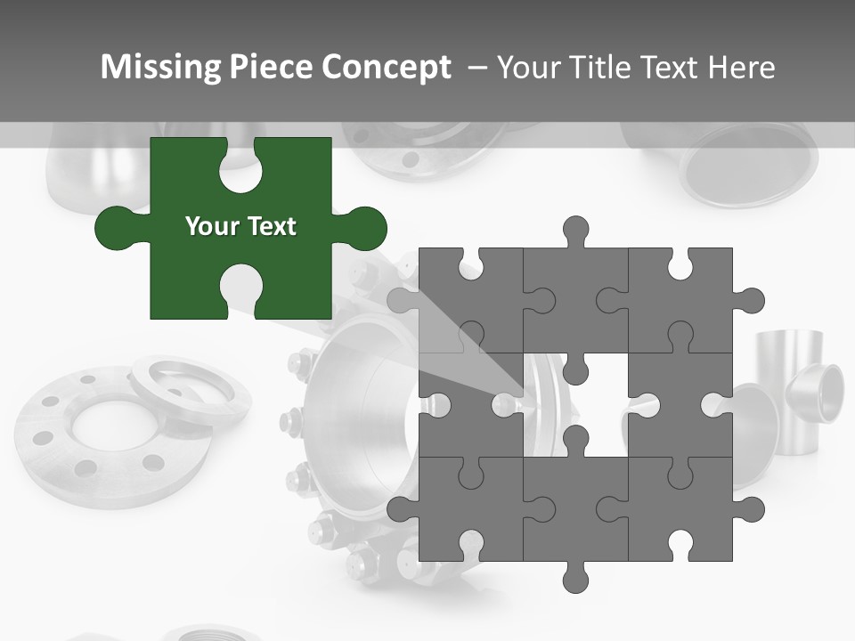 Sending Tube Metal PowerPoint Template