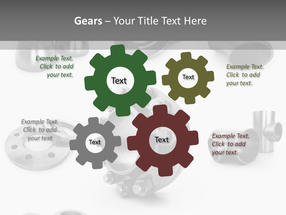 Sending Tube Metal PowerPoint Template
