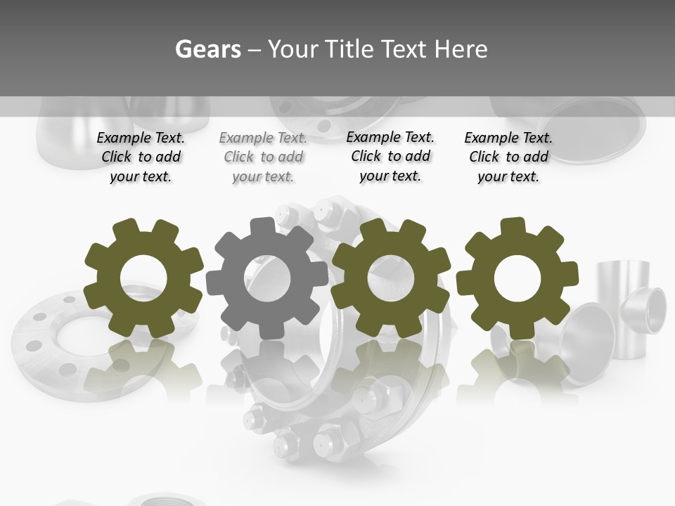 Sending Tube Metal PowerPoint Template