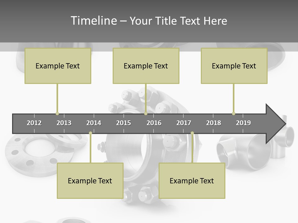 Sending Tube Metal PowerPoint Template
