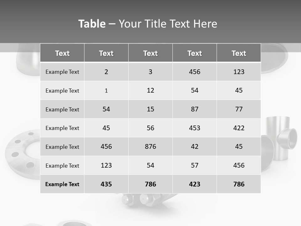 Sending Tube Metal PowerPoint Template