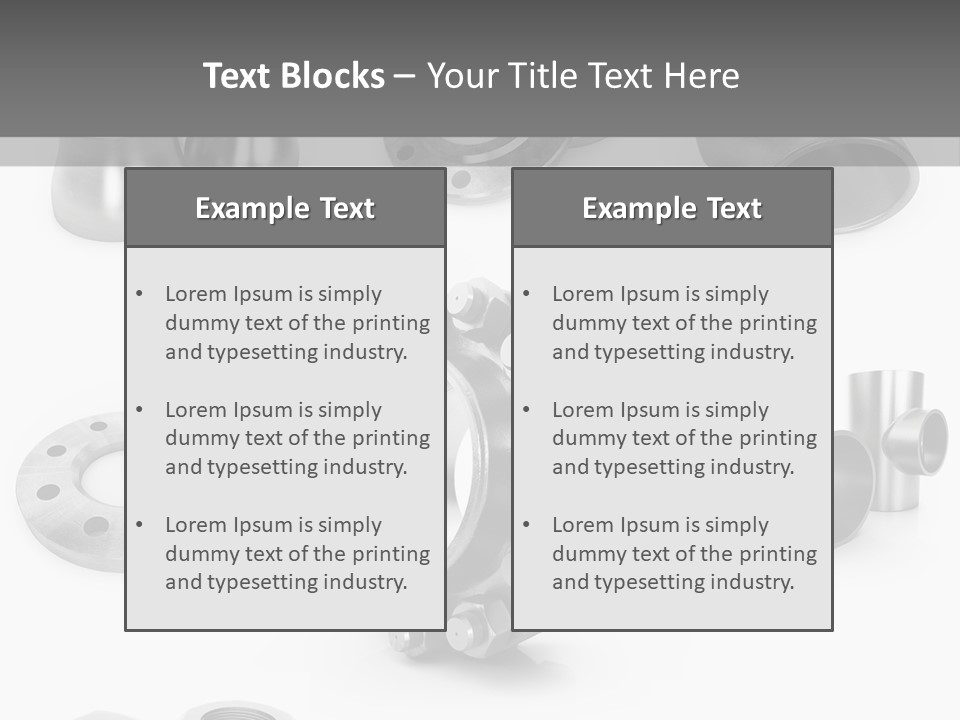 Sending Tube Metal PowerPoint Template