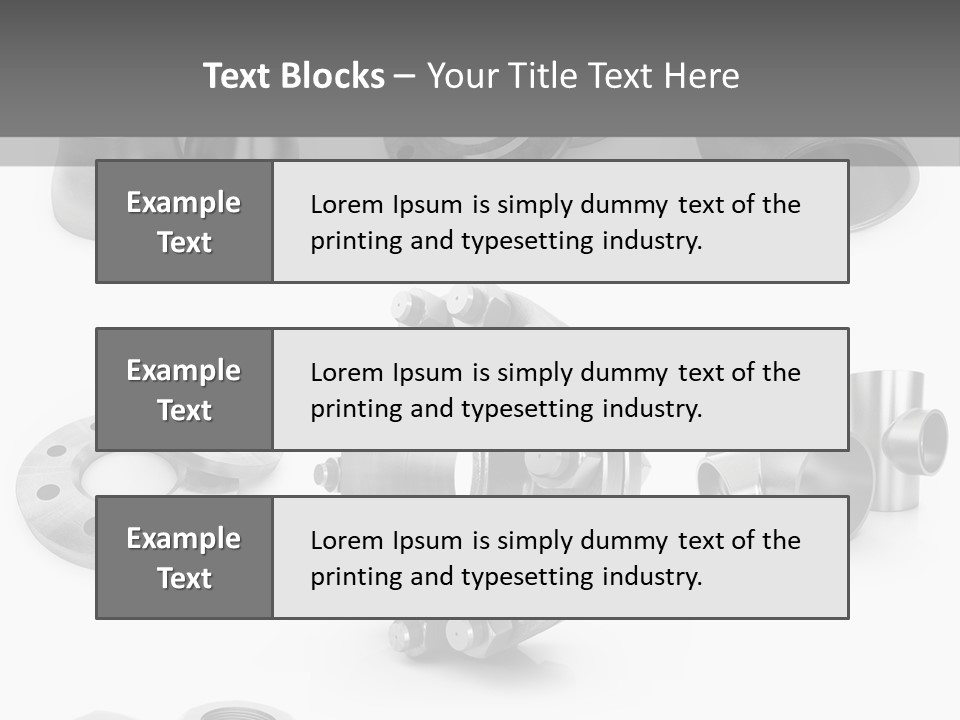 Sending Tube Metal PowerPoint Template