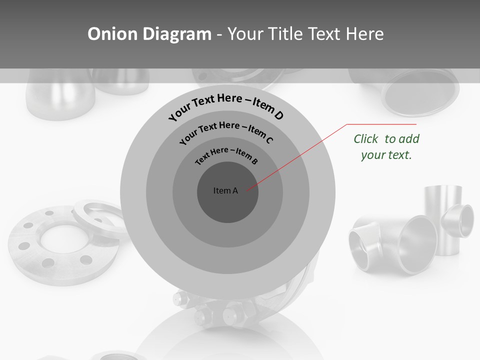 Sending Tube Metal PowerPoint Template