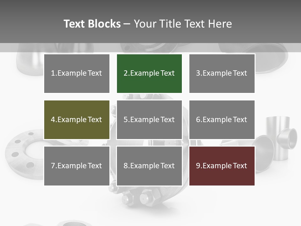Sending Tube Metal PowerPoint Template