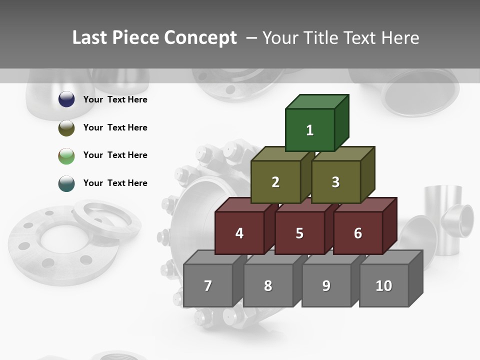 Sending Tube Metal PowerPoint Template