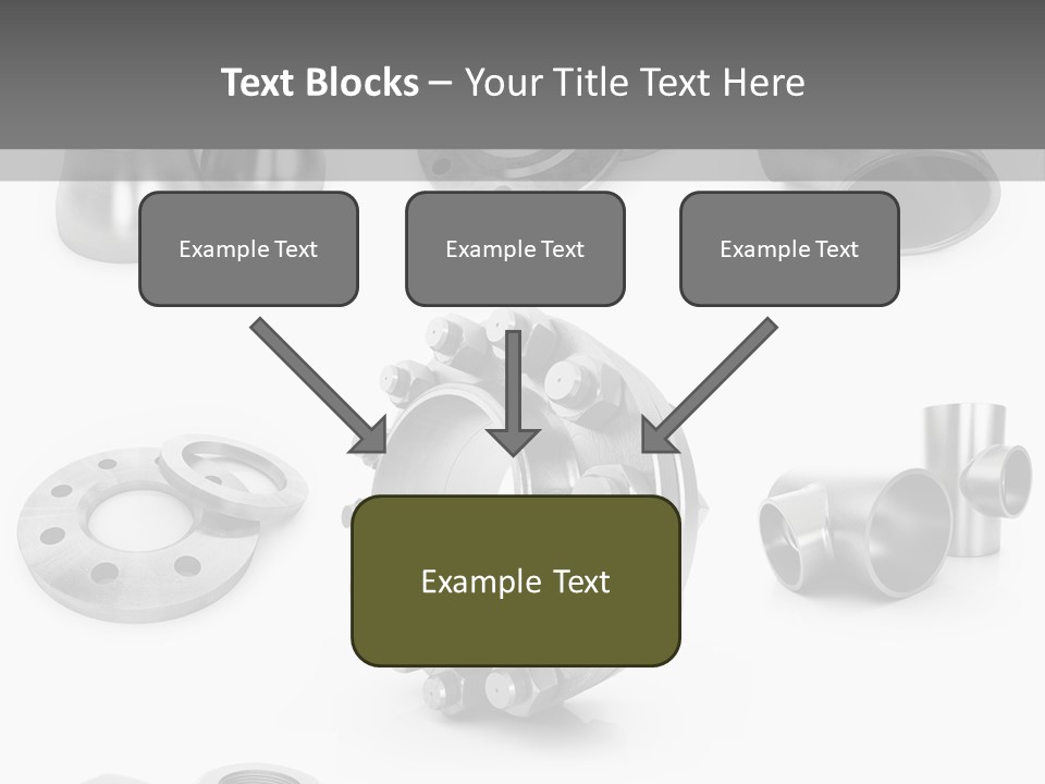 Sending Tube Metal PowerPoint Template