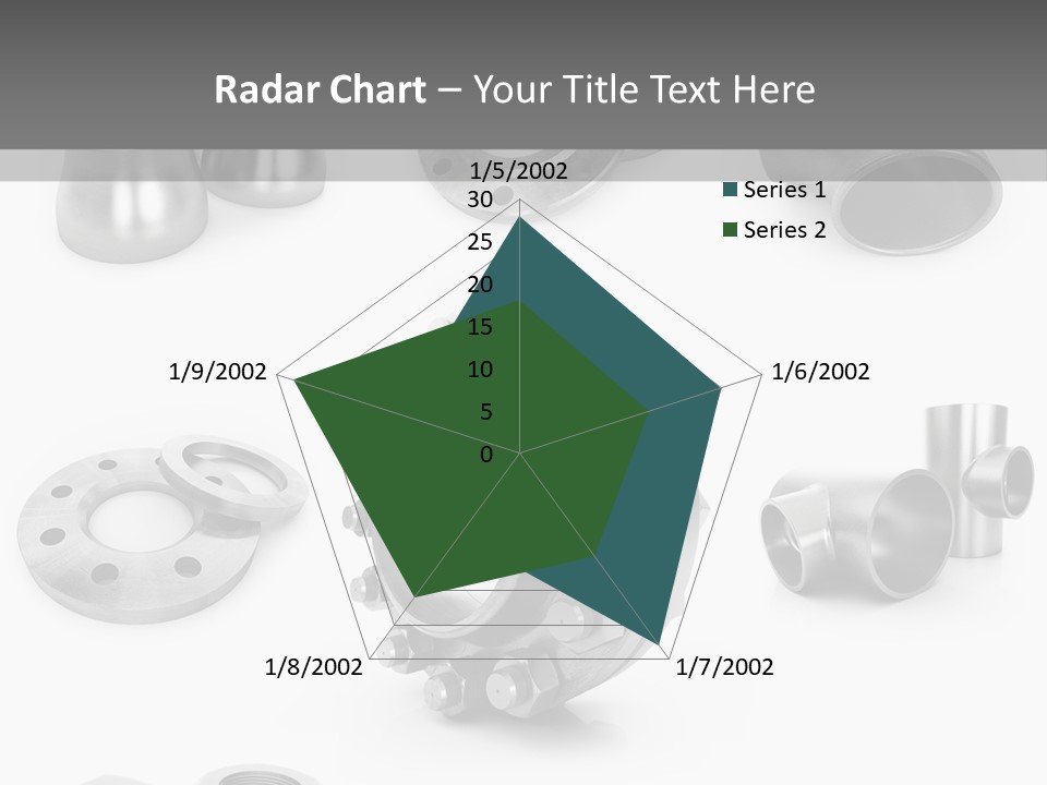 Sending Tube Metal PowerPoint Template