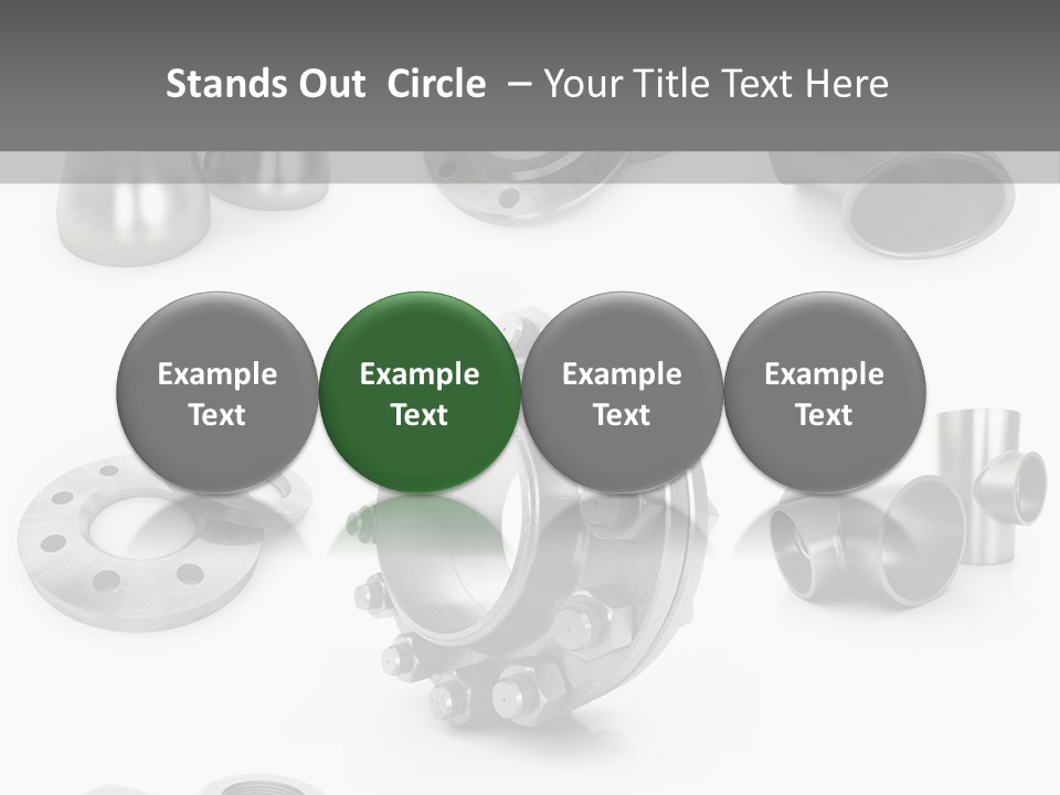 Sending Tube Metal PowerPoint Template