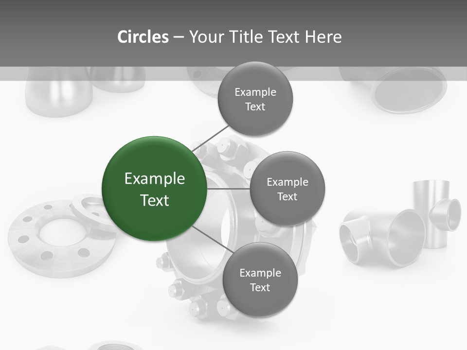 Sending Tube Metal PowerPoint Template