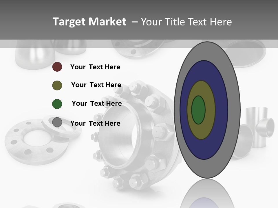 Sending Tube Metal PowerPoint Template