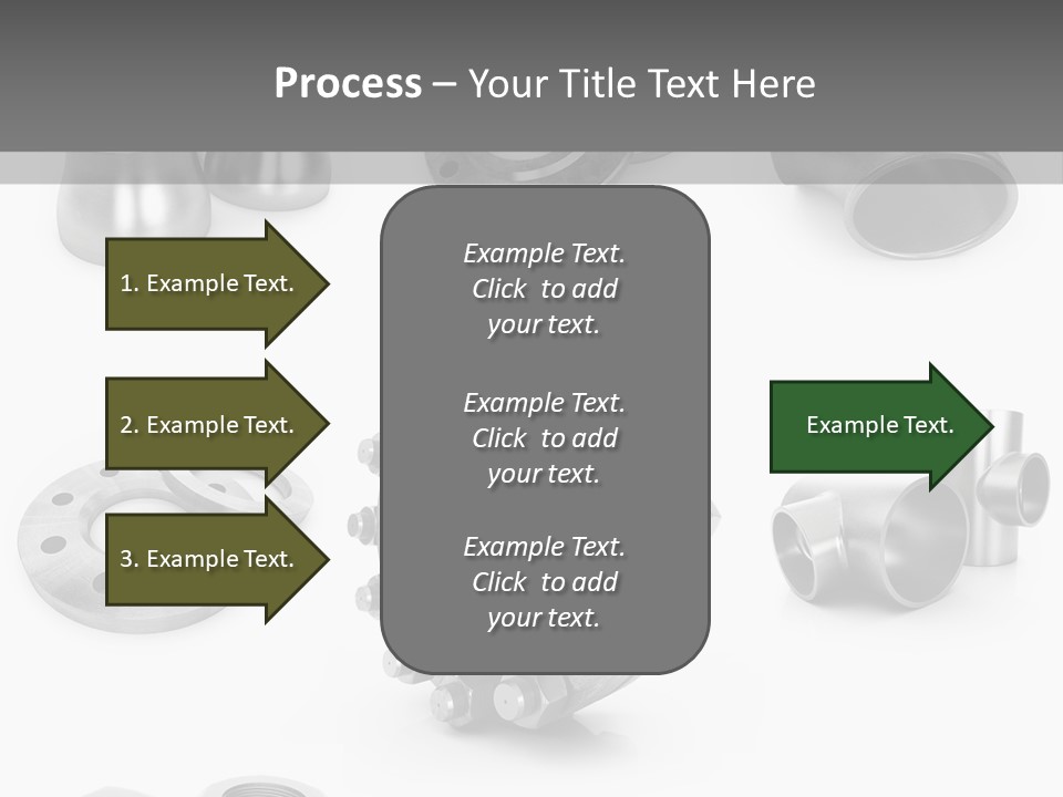 Sending Tube Metal PowerPoint Template