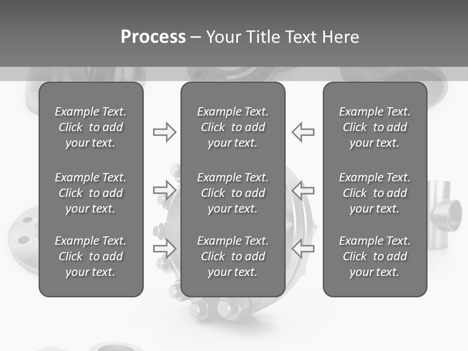 Sending Tube Metal PowerPoint Template