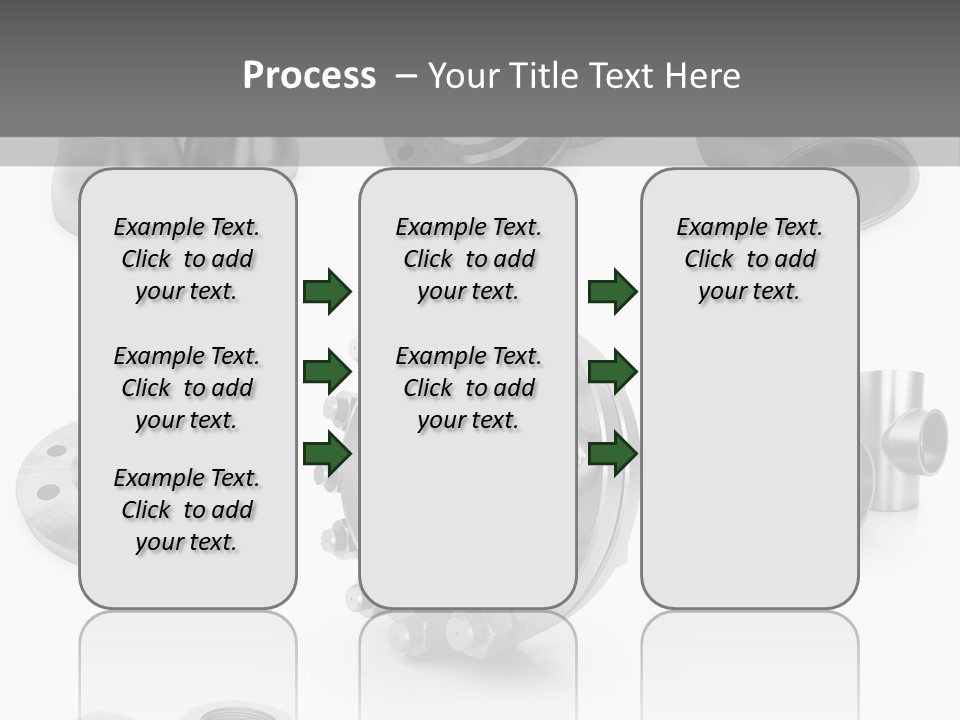 Sending Tube Metal PowerPoint Template