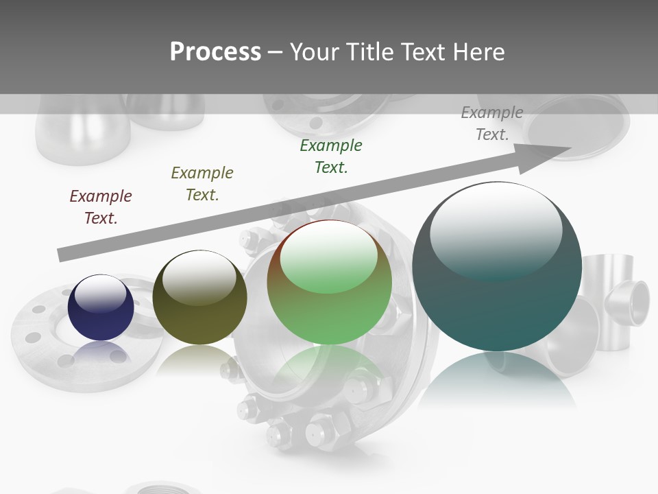 Sending Tube Metal PowerPoint Template