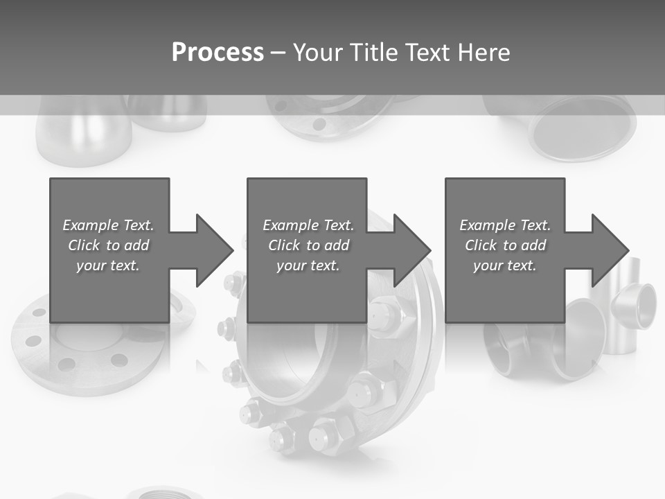 Sending Tube Metal PowerPoint Template