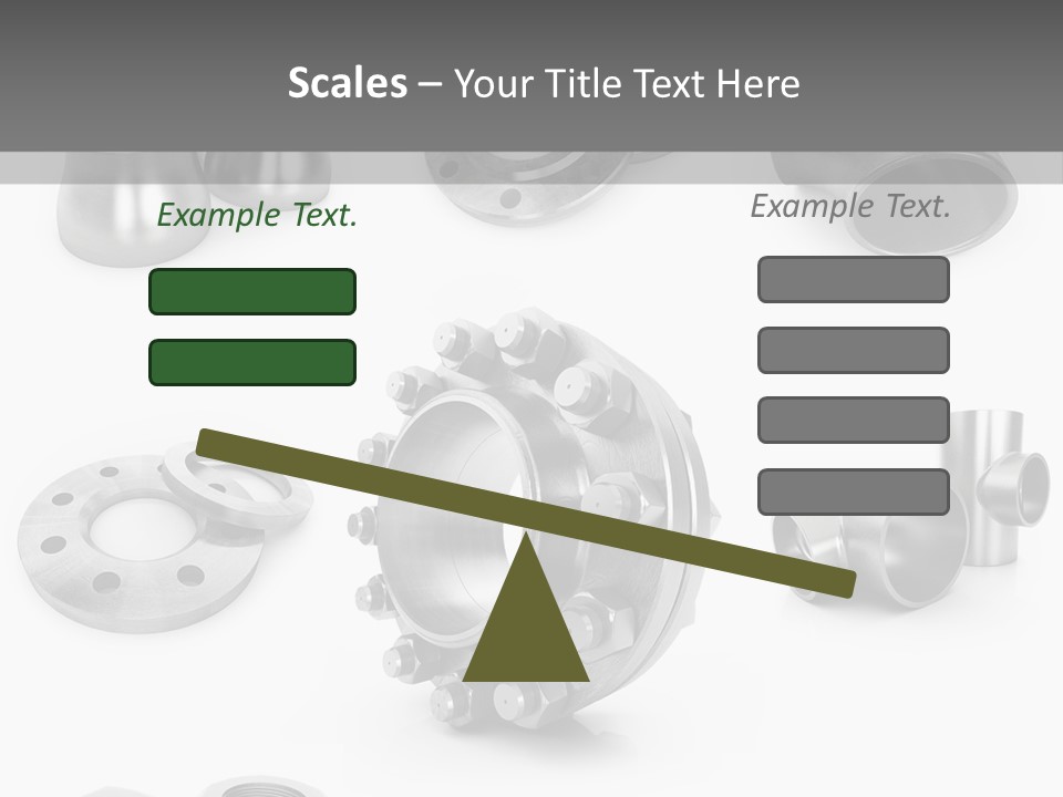 Sending Tube Metal PowerPoint Template