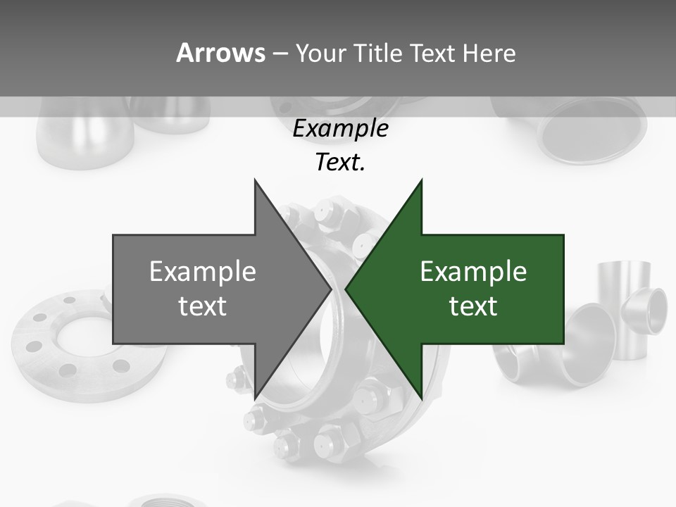 Sending Tube Metal PowerPoint Template