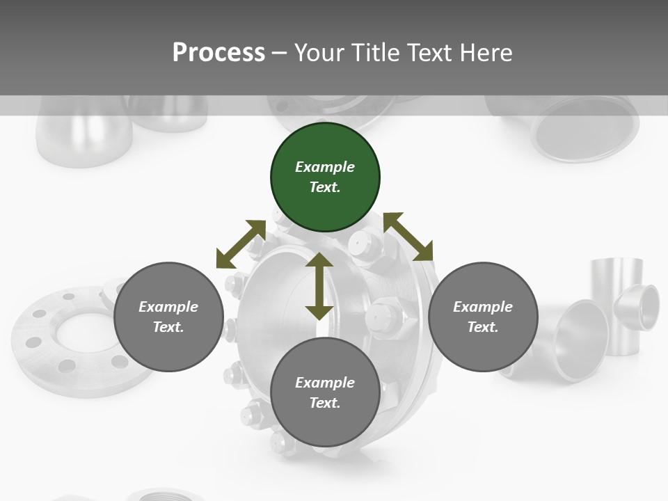 Sending Tube Metal PowerPoint Template