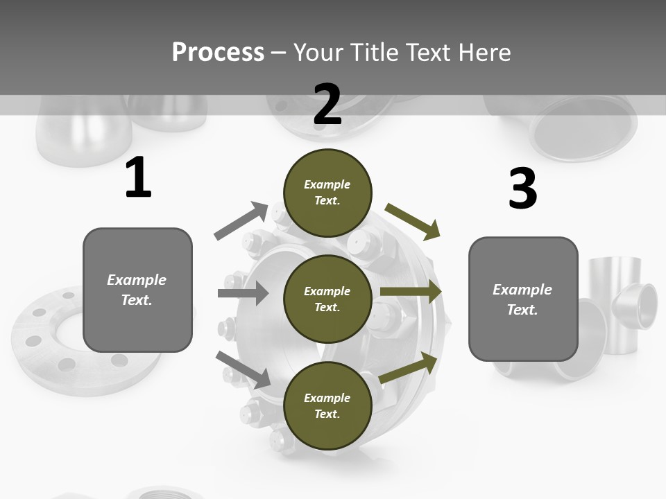 Sending Tube Metal PowerPoint Template