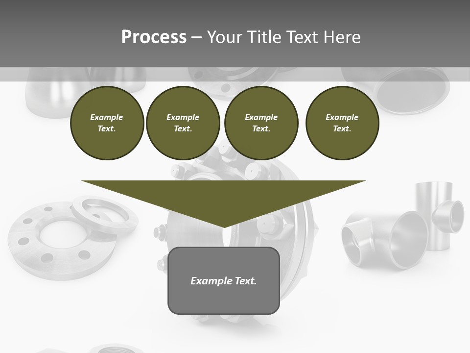 Sending Tube Metal PowerPoint Template