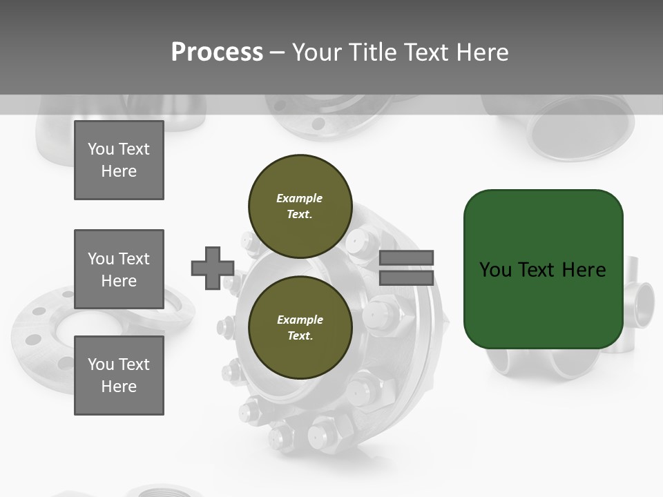 Sending Tube Metal PowerPoint Template