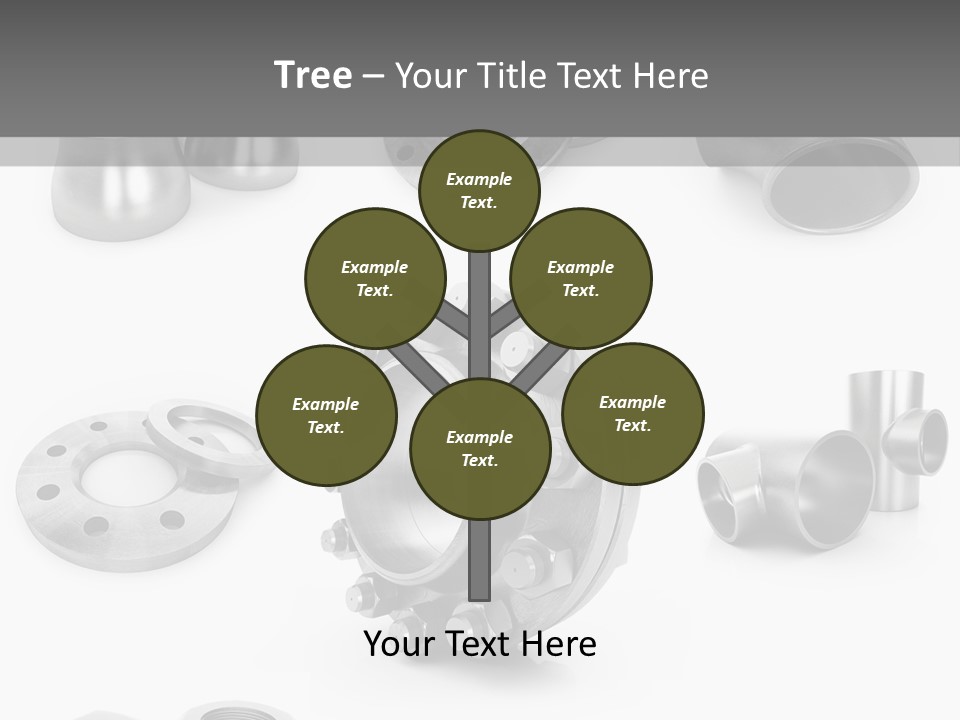 Sending Tube Metal PowerPoint Template