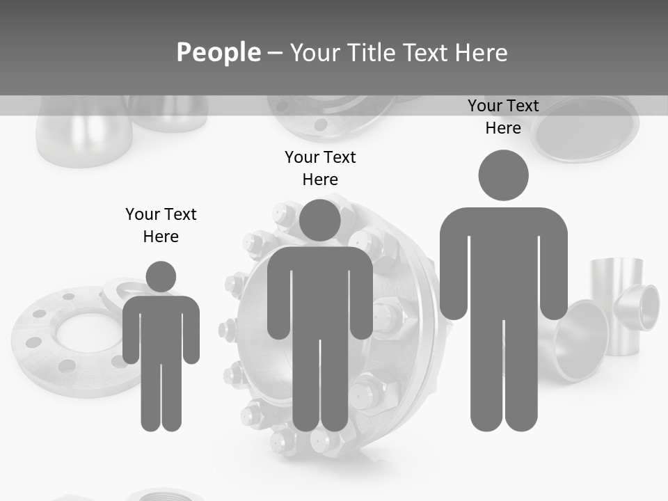 Sending Tube Metal PowerPoint Template