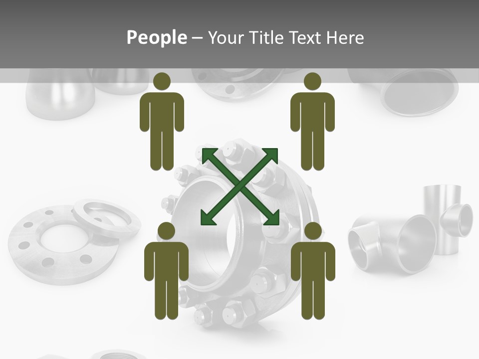 Sending Tube Metal PowerPoint Template