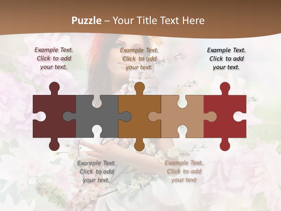 Close Up Cherry Body PowerPoint Template