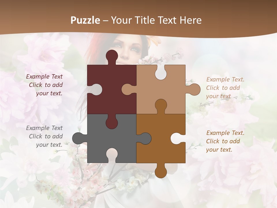 Close Up Cherry Body PowerPoint Template