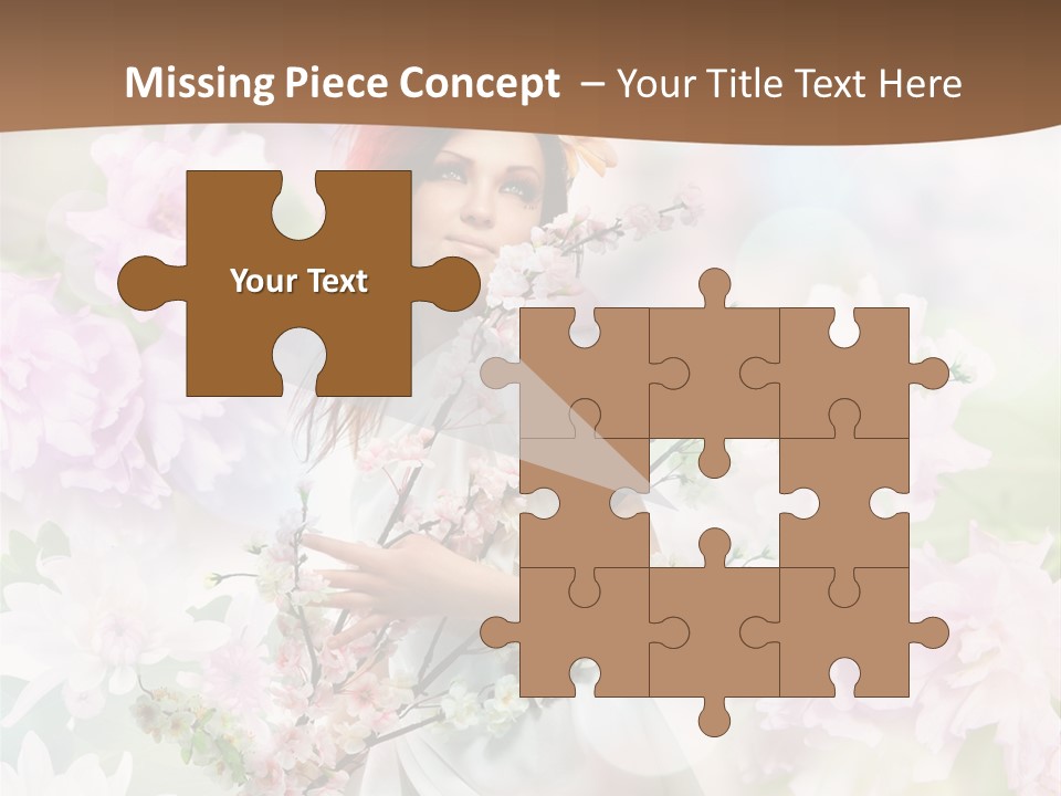 Close Up Cherry Body PowerPoint Template