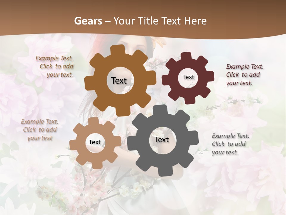 Close Up Cherry Body PowerPoint Template