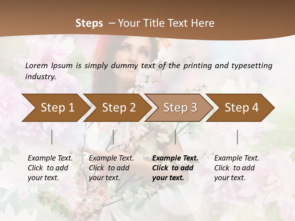 Close Up Cherry Body PowerPoint Template